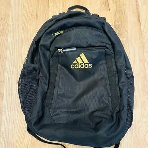Adidas Excel Black and Gold Backpack